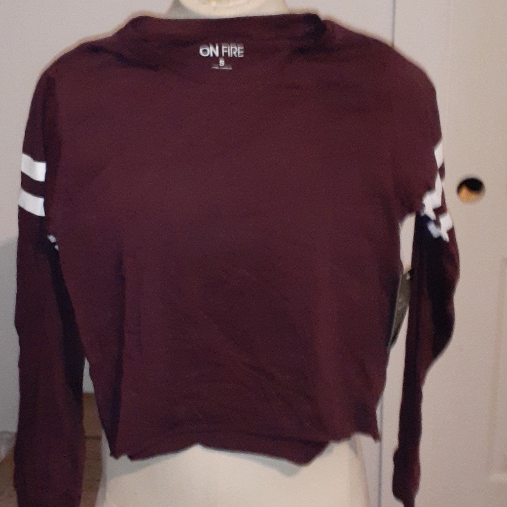 On fire long sleeve tee